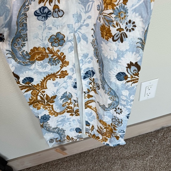 New REFORMATION Frankie Linen Dress in Reign Print NWT Wedding Women’s Size 2 - Picture 15 of 16